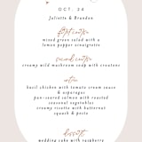 "Center Crest" - Menus in Sweet Potato by Alethea and Ruth - Detail