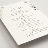 "Fleur" - Menus in Lily by Everett Paper Goods - Detail