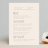 "Brooks" - Menus in Vanilla by Kristie Kern - Front