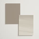 "Romantic Wreath" - Menus in Chantilly by Wildfield Paper Co - Back of Card Options
