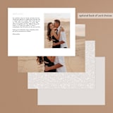 "Winter Birch" - Menus in Natural by Melanie Severin - Back of Card Options