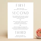 "Perfect Balance" - Menus in Onyx by Lauren Chism - Front
