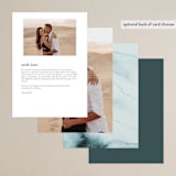 "Ocean Vibes" - Menus in Sky by Marina Onoprienko - Back of Card Options