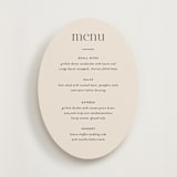 "Little party big love" - Menus in Noir by Jessica Corliss - Front