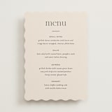 "Little party big love" - Menus in Noir by Jessica Corliss - Front