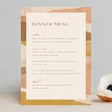 "Rustic Union" - Menus in Sunset by Michelle Taylor - Front
