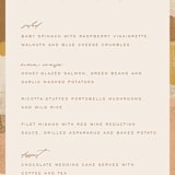 "Rustic Union" - Menus in Sunset by Michelle Taylor - Detail