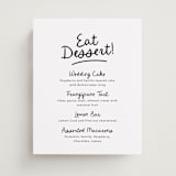"Let's Drink!" - Menu Signs in Ebony by Itsy Belle Studio - Front