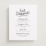 "Let's Drink!" - Menu Signs in Ebony by Itsy Belle Studio - Front