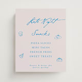 "Handdrawn little things" - Menu Signs in Sky Whispers by Cass Loh - Front