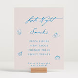 "Handdrawn little things" - Menu Signs in Sky Whispers by Cass Loh - In Use
