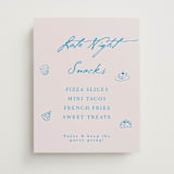 "Handdrawn little things" - Menu Signs in Sky Whispers by Cass Loh - Front