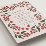 "Cherry Tomatoes" - Menu Signs in Tomato by Katharine Watson - Detail