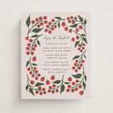 "Cherry Tomatoes" - Menu Signs in Tomato by Katharine Watson - Front