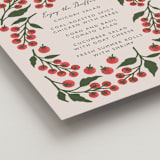 "Cherry Tomatoes" - Menu Signs in Tomato by Katharine Watson - Detail