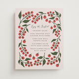 "Cherry Tomatoes" - Menu Signs in Tomato by Katharine Watson - Front