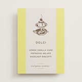 "Campania" - Menu Signs in Limone by Megan Davis - Front