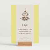 "Campania" - Menu Signs in Limone by Megan Davis - In Use