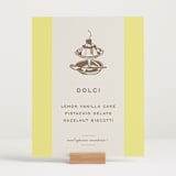 "Campania" - Menu Signs in Limone by Megan Davis - In Use