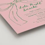 "Just the ribbon" - Menu Signs in trawberry by Vera Lim - Detail