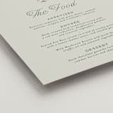 "Tropical" - Menu Signs in Sage by Bethan - Detail