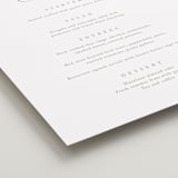 "Chic Script" - Menu Signs in Garden by Kelly Schmidt - Detail