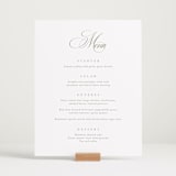 "Chic Script" - Menu Signs in Garden by Kelly Schmidt - In Use