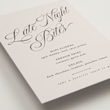 "Mirin" - Menu Signs in Linen by Kate Ahn - Detail