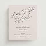 "Mirin" - Menu Signs in Linen by Kate Ahn - Front