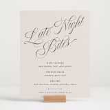 "Mirin" - Menu Signs in Linen by Kate Ahn - In Use