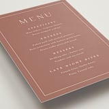 "Warm affection" - Menu Signs in Dusty Rose by Stacey Meacham - Detail
