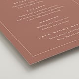 "Warm affection" - Menu Signs in Dusty Rose by Stacey Meacham - Detail