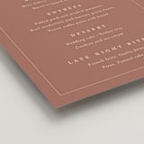 "Warm affection" - Menu Signs in Dusty Rose by Stacey Meacham - Detail