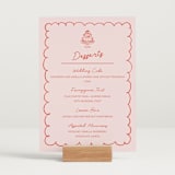 "Party On!" - Menu Signs in Sangria Spark by Zove Ahhh - In Use