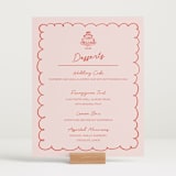 "Party On!" - Menu Signs in Sangria Spark by Zove Ahhh - In Use