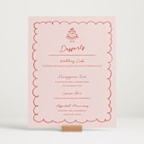 "Party On!" - Menu Signs in Sangria Spark by Zove Ahhh - In Use