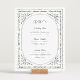 "Vintage Sketched" - Menu Signs in Wisteria by Jenna Holcomb - In Use