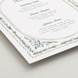 "Vintage Sketched" - Menu Signs in Wisteria by Jenna Holcomb - Detail