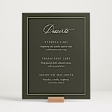 "refined" - Menu Signs in Olive by Nicole Walsh - In Use