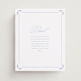 "Ocean Dreams" - Menu Signs in Pale Cerulean by Sabrin Deirani - Front
