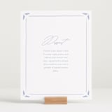 "Ocean Dreams" - Menu Signs in Pale Cerulean by Sabrin Deirani - In Use
