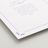 "Ocean Dreams" - Menu Signs in Pale Cerulean by Sabrin Deirani - Detail