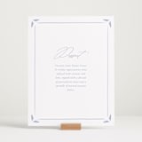 "Ocean Dreams" - Menu Signs in Pale Cerulean by Sabrin Deirani - In Use