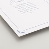 "Ocean Dreams" - Menu Signs in Pale Cerulean by Sabrin Deirani - Detail