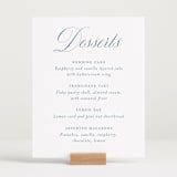 "Empire" - Menu Signs in Dusty Blue by Jennifer Postorino - In Use