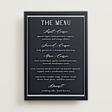 "Luster" - Menu Signs in Ocean by Stacey Meacham - Front
