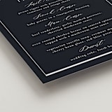 "Luster" - Menu Signs in Ocean by Stacey Meacham - Detail