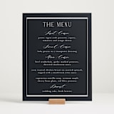 "Luster" - Menu Signs in Ocean by Stacey Meacham - In Use