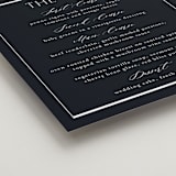"Luster" - Menu Signs in Ocean by Stacey Meacham - Detail