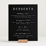 "Classy Type" - Menu Signs in Lily by Hooray Creative - In Use